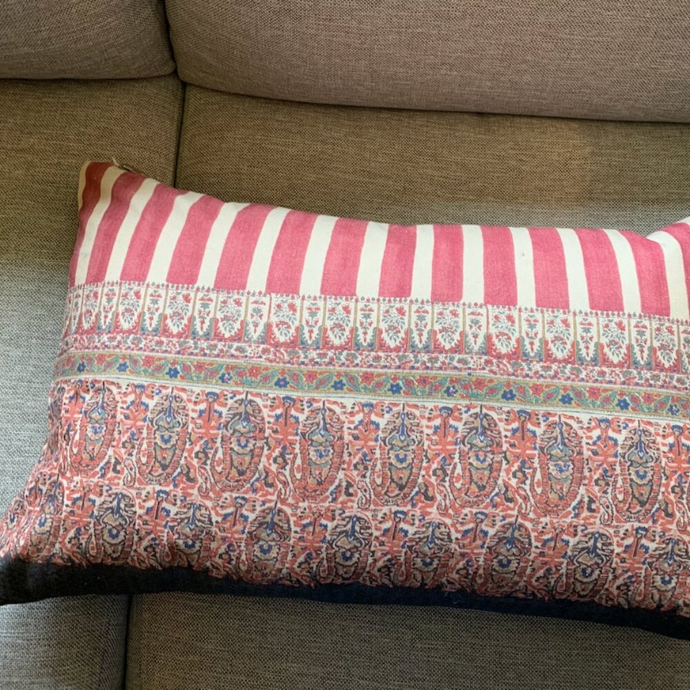 Pottery Barn - Pomona Kalamkari Lumbar Pillow Cover - 16" high x 26" wide